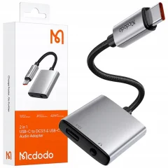 MCDODO ADAPTER USB-C MINI JACK 3,5 MM ADAPTER AUX KABEL ZA SAMSUNG DAC