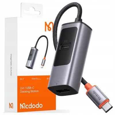 MCDODO KABELSKI DODATNIK ADAPTER HUB USB-C HDMI HDR EARC 4K 120HZ 8K 60HZ