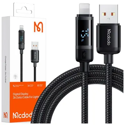 MCDODO POLNILEC USB STRELA HITRO POLNJENJE KABEL ZA IPHONE 1M VODIL