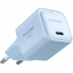 INNOSTYLE HITRI POLNILEC CUBE USB-C 33W USB TIPA C GAN II ZA SAMSUNG LED