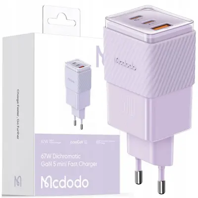 MCDODO HITRI POLNILEC NAPAJALNIK CUBE 3X USB-C PD USB-A GAN 67W