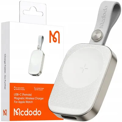 MCDODO INDUKCIJSKI POLNILEC ZA POLNJENJE APPLE WATCH 6 7 8 9 SE ULTRA PAS