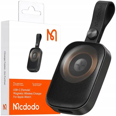 MCDODO INDUKCIJSKI POLNILEC ZA POLNJENJE APPLE WATCH 6 7 8 9 SE ULTRA TRAK