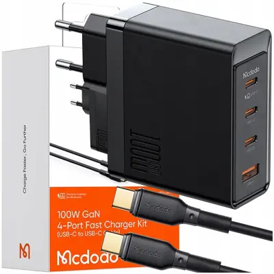 MCDODO HITRI POLNILEC ZA MACBOOK 4X USB-C USB 100W KABEL 2M
