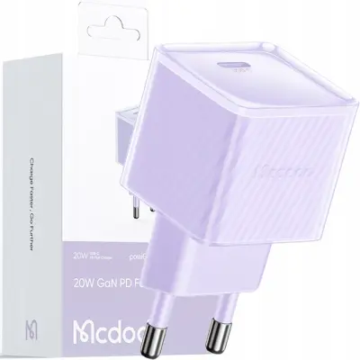 MCDODO HITRI POLNILEC CUBE USB-C 20W USB TIPA C ZA IPHONE 13 14 15 PRO