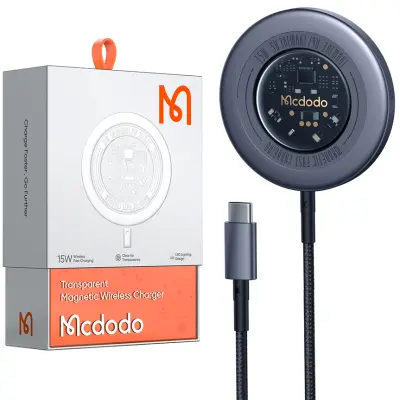 INDUKCIJSKI POLNILEC, MAGNETNI, ZA IPHONE PRISM MCDODO