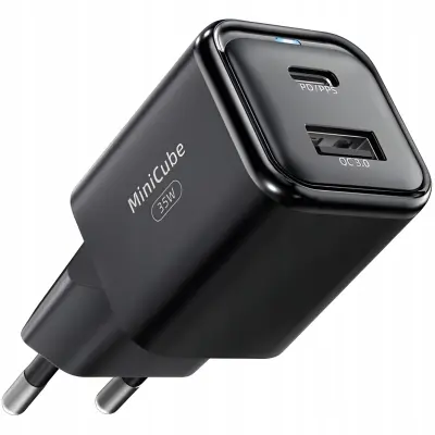 INNOSTYLE HITRI POLNILEC CUBE USB-C 35W USB TYPE C GAN II ZA SAMSUNG LED