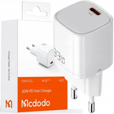 MCDODO HITRI POLNILEC CUBE USB-C 20W USB TIPA C ZA IPHONE 13 14 15 PRO