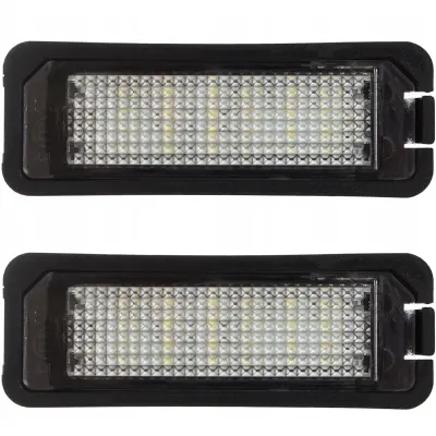 KOMPLET LUČI LED ZA OSVETLITEV REGISTRSKE TABLICE, AUTOTUNE, ZA VW, AMAROK, EOS, GOLF IV V VI VII, PASSAT B6 B7 CC, TOUAREG, POLO, PORSCHE, SEAT