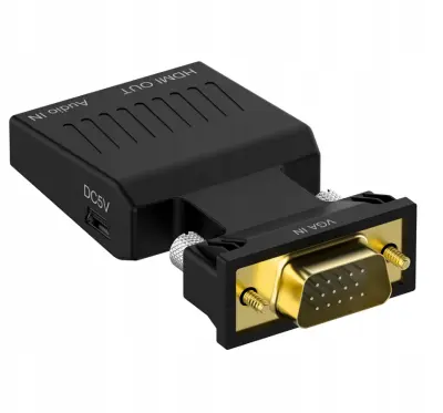 VGA V HDMI PRETVORNIK ADAPTER D-SUB ZA FULL HD + AVDIO ZVOK