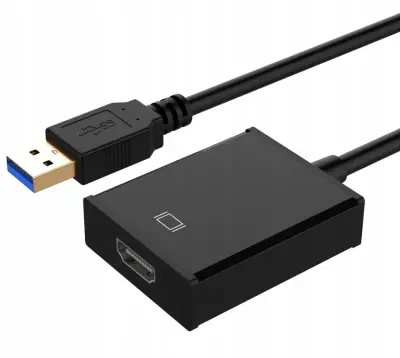 CO2 ADAPTER USB 3 HDMI ADAPTER KABELSKO VOZLIŠČE PRETVORNIK FULL HD 1080P 60HZ