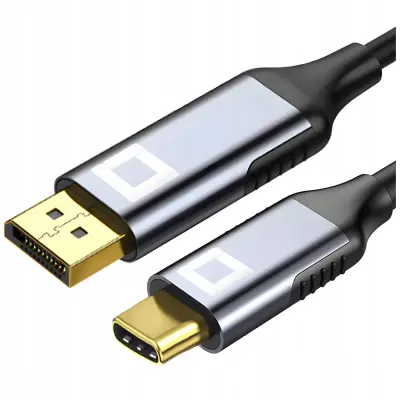 CO2 KABEL USB-C ADAPTER ZA PRIKAZOVALNIK PRIKLJUČEK HUB USB TIP C DP 8K 60HZ 2M