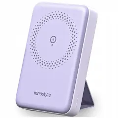 INNOSTYLE POWERMAG 2V1 HITRA INDUKCIJA POWERBANK ZA MAGSAFE 10000MAH STOJALO VIJOLIČNA