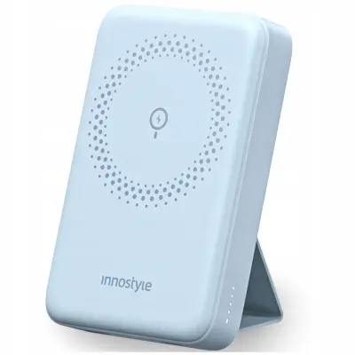 INNOSTYLE POWERMAG 2V1 HITRA INDUKCIJA POWERBANK ZA MAGSAFE 10000MAH STOJALO MODRA