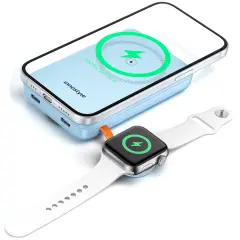 INNOSTYLE POWERDUO 2V1 HITRA INDUKTIVNA POWERBANK ZA URO MAGSAFE 10000MAH MODRA