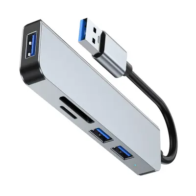 USB-C zvezdišče s čitalnikom SD in TF kartic - 3.0+2.0x2 vrata - Model 2103U