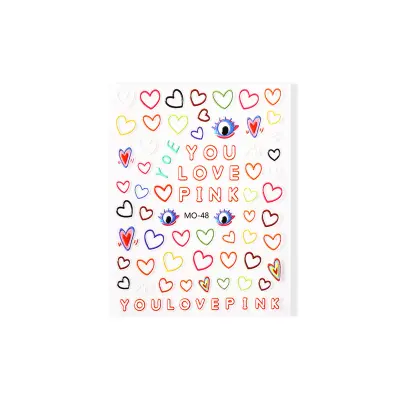 3D nalepke za nohte - ljubke in trendovske dekoracije za nohte   Model 1