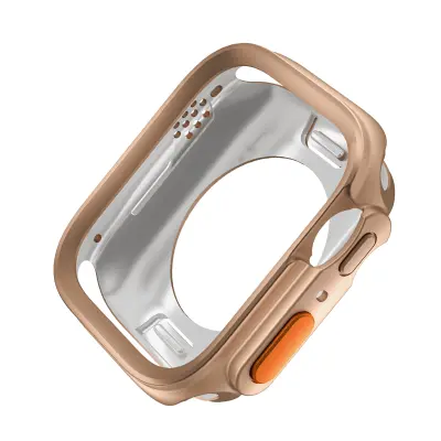 Mat rožnato zlato ohišje za uro Apple Watch Gold 45 mm