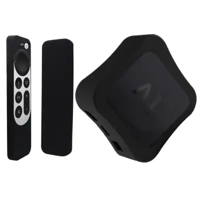 Silikonski ovitek za daljinski upravljalnik Apple TV 4K (2021) Black