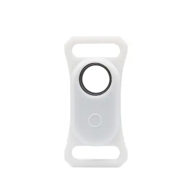 Silikonski zaščitni ovitek za sledilnik hišnih ljubljenčkov Galaxy SmartTag2 White