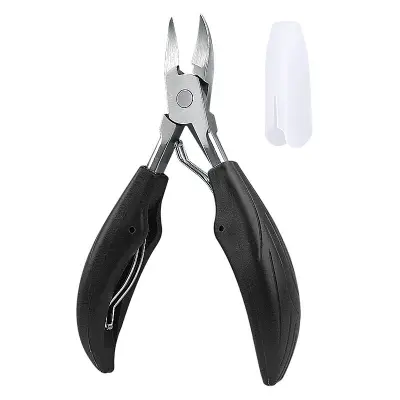 Ščipalnik za obnohtno kožico z орlovim kljunom in pokrovčkom Black