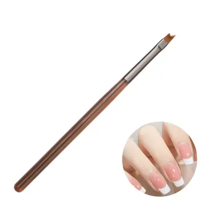 Rjavi čopič za gradiente za nohte za akril in gel   Model 5
