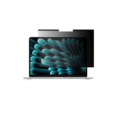 MW, Folija za zaš?ito zasebnosti za MacBook Air 13“, ki jo je mogo?e prati, Prozorno ?rna