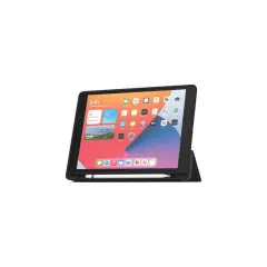 MW, Ohišje za iPad Air 13“ M2 Folio Series SlimSkin z držalom za svin?nik Apple, ?rna
