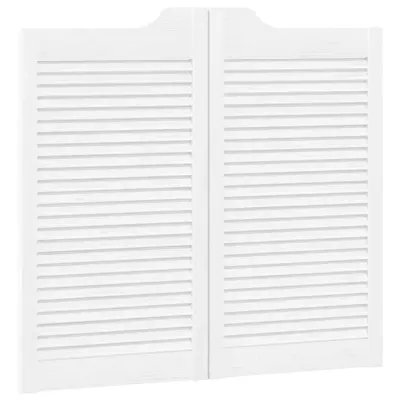 vidaXL Swing Doors Louvred Design 1 par Bela 90x100 cm