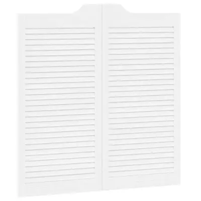 vidaXL Swing Doors Louvred Design 1 par Bela 100x100 cm