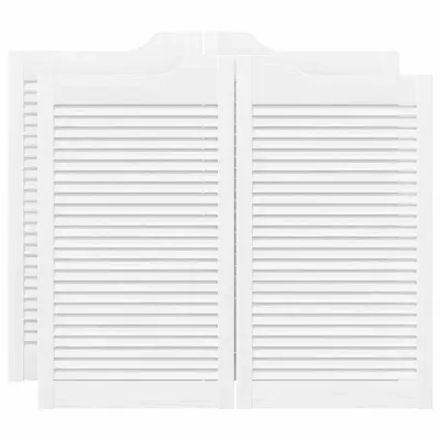 vidaXL Swing Doors Louvred Design 2 para Bela 90x100 cm