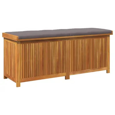 vidaXL Zunanja škatla za blazine 150x50x60,5 cm trden les jelke