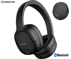 MANTA RYTMO ELEGANCE (Phantom Black) črne brezžične naglavne slušalke