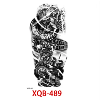 Paket 6 listov začasnih tetovaž   14#model