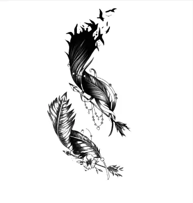 Paket 6 listov začasnih tetovaž   9