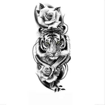 Paket 6 listov začasnih tetovaž   13#model