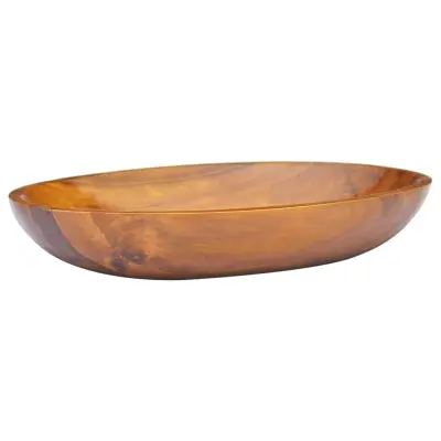 The Living Store Umivalnik iz trdne tikovine 60x40x10 cm - Umivalnik