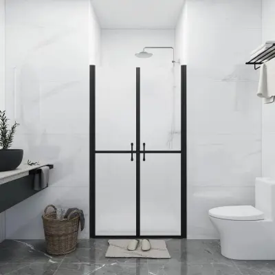 The Living Store Vrata za tuš mlečna ESG (68-71)x190 cm - Vrata Za Tuš