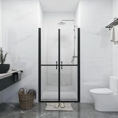The Living Store Vrata za tuš prozorna ESG (68-71)x190 cm - Vrata Za Tuš