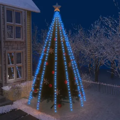 The Living Store Lučke za novoletno jelko 500 LED lučk modre 500 cm - Lučka Za Drevo