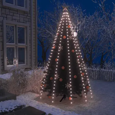 The Living Store Lučke za novoletno jelko 300 LED lučk 300 cm - Lučka Za Drevo