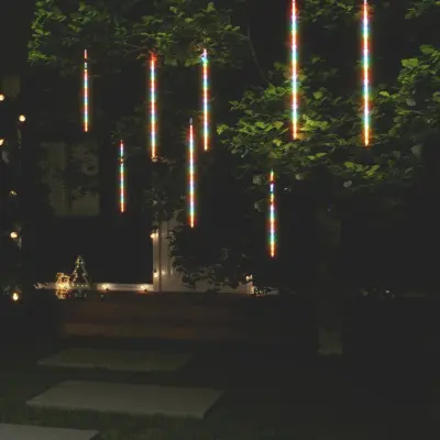 The Living Store Lučke utrinki 8 kosov 50 cm večbarvne 288 LED lučk - Utripajoče Lučke