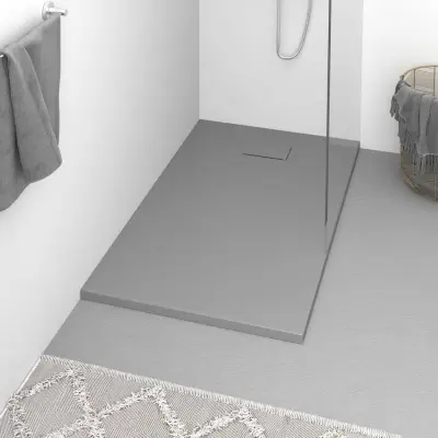 The Living Store Kad za tuš SMC siva 120x70 cm - Kad Za Tuš