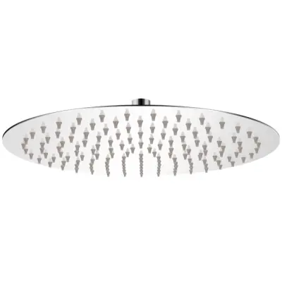 The Living Store Glava za Tuš Nerjaveče Jeklo 30 cm Okrogla -