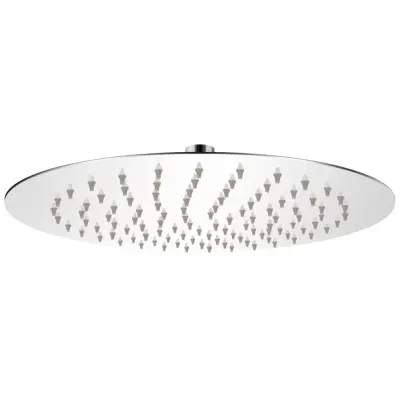 The Living Store Glava za Tuš Nerjaveče Jeklo 25 cm Okrogla -