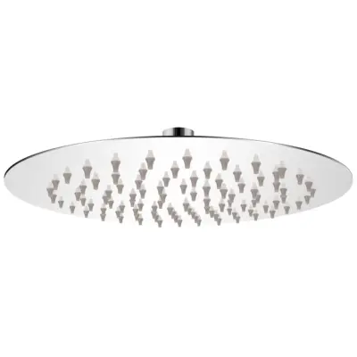 The Living Store Glava za Tuš Nerjaveče Jeklo 20 cm Okrogla -