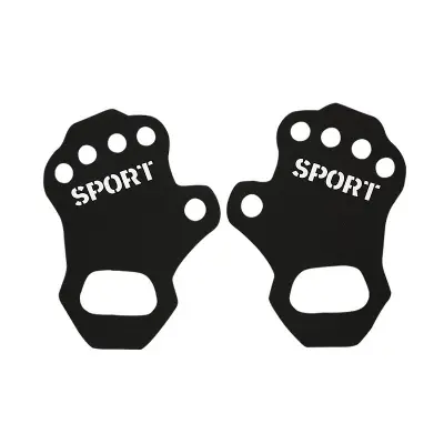 Zaščitne rokavice za dvigovanje uteži, crossfit in fitnes Black S