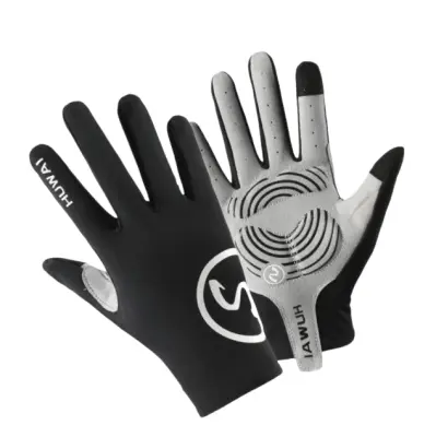 Nove športne fitnes rokavice za ribolov na prostem z dolgimi prsti Black XL