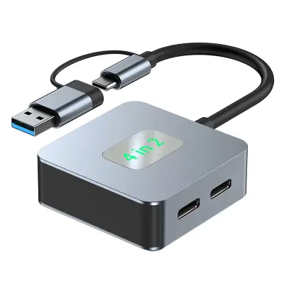 4-v-2 USB-C zvezdišče za učinkovite delovne tokove