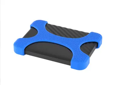 Zaščitna silikonska torbica za 2,5-palčni trdi disk (2-pak) Blue